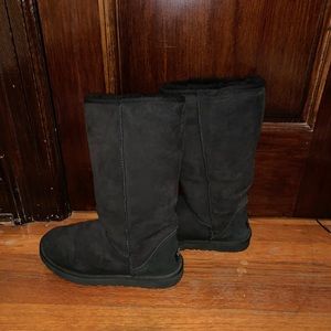 Black Tall Uggs - Size 9